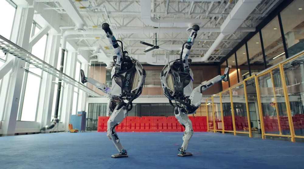 Boston Dynamics robots dancing