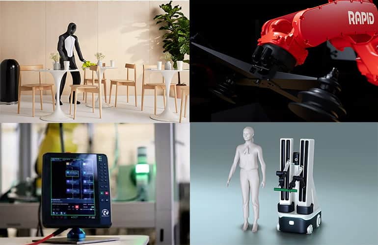 robotic story grid of featured images