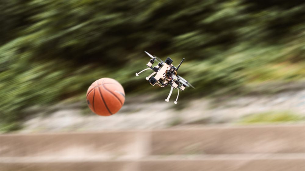 Watch: drone detects & avoids obstacles in 3.5 milliseconds