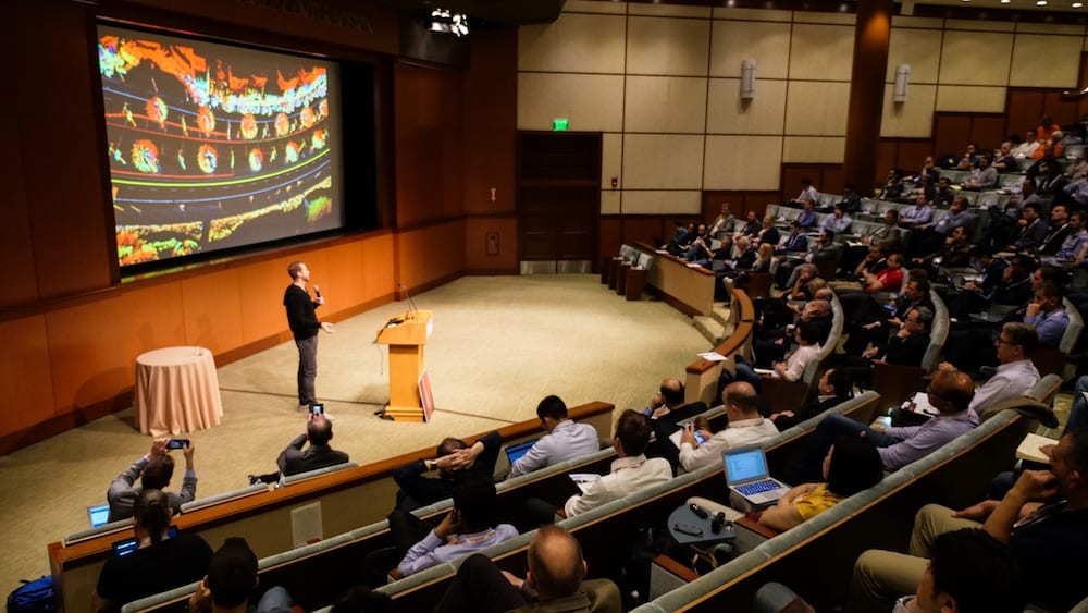 Kyle Vogt, co-founder, president, CTO of Cruise, during his 2019 keynote.