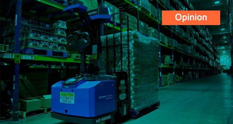 Seegrid robotic fork lift