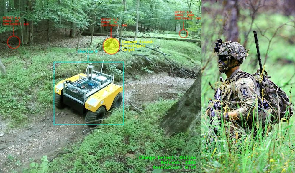 U.S. Army robots detect, share 3D changes in real time