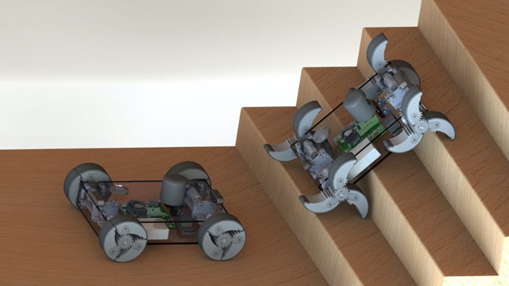 Researchers building robot with wheels and legs to traverse any terrain