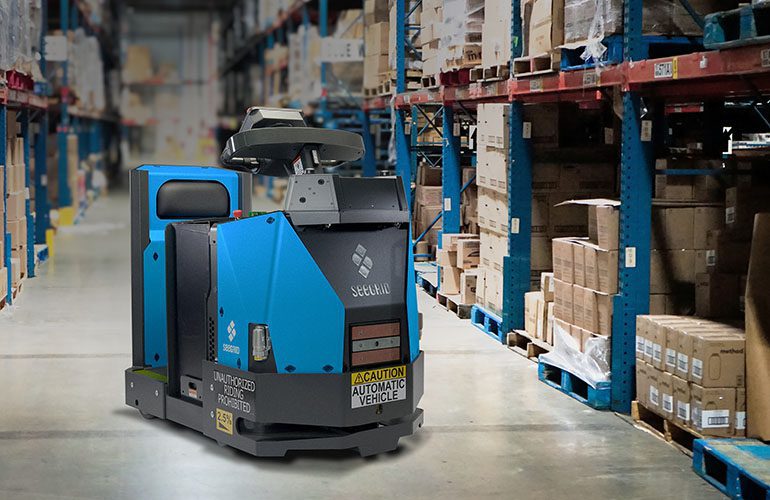 Seegrid Introduces New Palion Series 8 Autonomous Tow Tractor