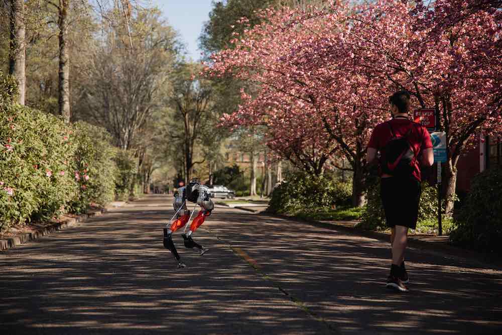 Watch a Cassie bipedal robot complete a 5K