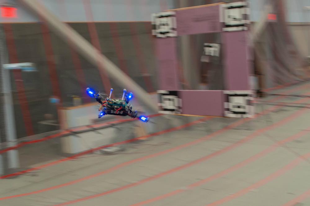 Training drones to avoid obstacles at high speeds