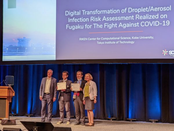 Gordon Bell Special Prize Goes to World-Shaping COVID Droplet Work