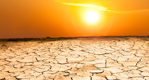 drought land and hot weather