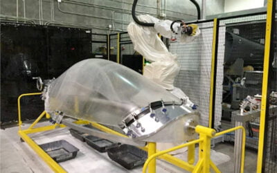 Aerobotix integrates robots that inspect, prepare, and paint combat aircraft