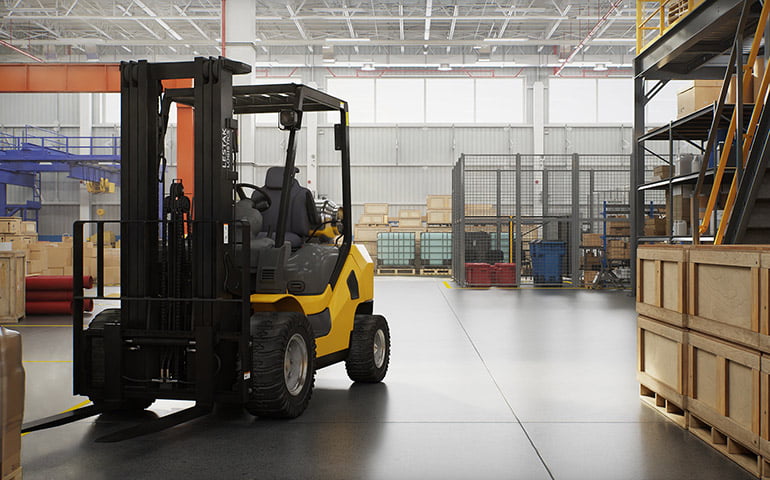 | PACE Engineering Recruiters Generative AI can help build warehouse scenes such as this one created in NVIDIA Omniverse and Isaac Sim