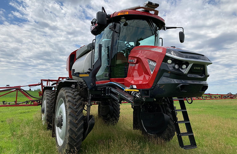 CNH Industrials autonomous spraying solution uses the companys Augmenta technology to identify weeds