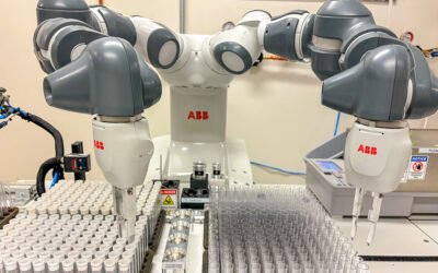 Texas Children’s Hospital transfers fruit flies with ABB YuMi cobot for neurological research