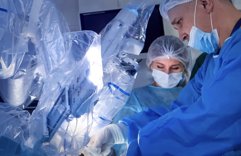 AMD said its processors enable robotic surgery such as with Intuitive Surgical’s da Vinci system