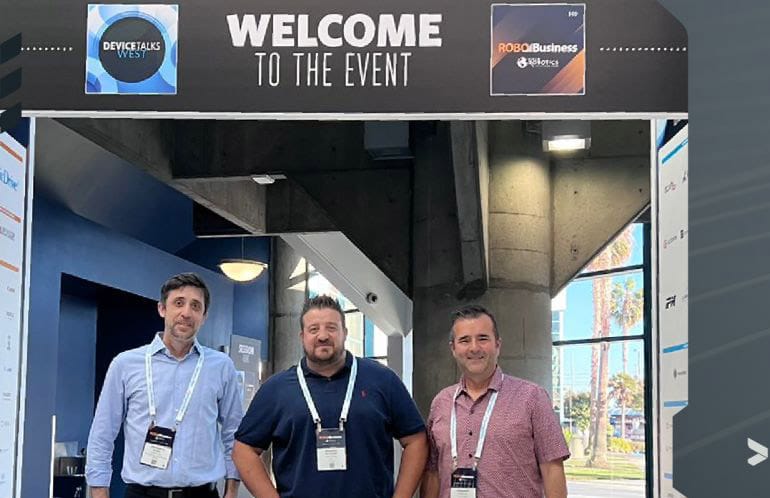 | PACE Engineering Recruiters Robotic Crew founders at RoboBusiness 2023