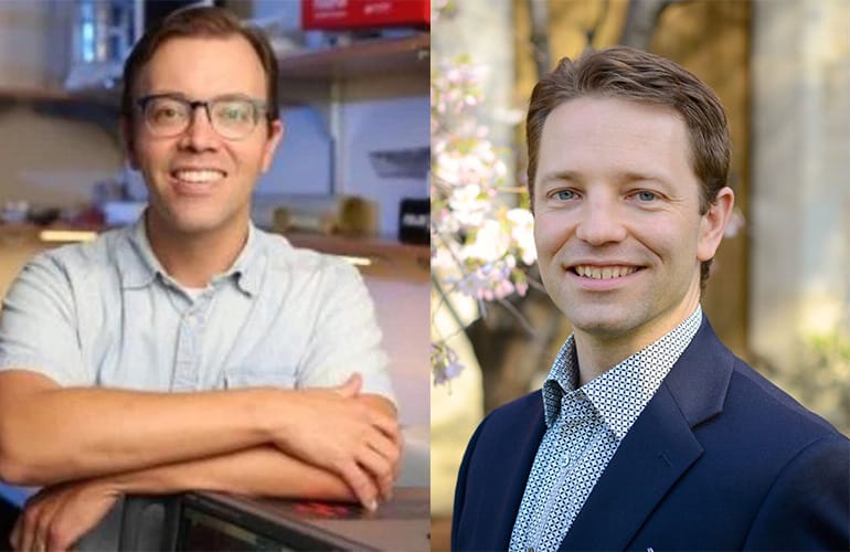 Left, William Grissom, and right, Robert Webster, the lead researchers on the project.