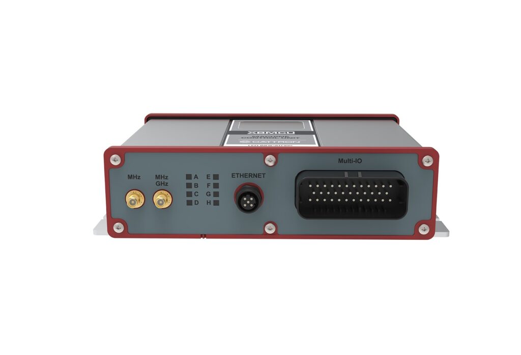 The XBMCU is a compact control unit designed for mobile machines, industrial automation, robotics, and machine-to-machine control.