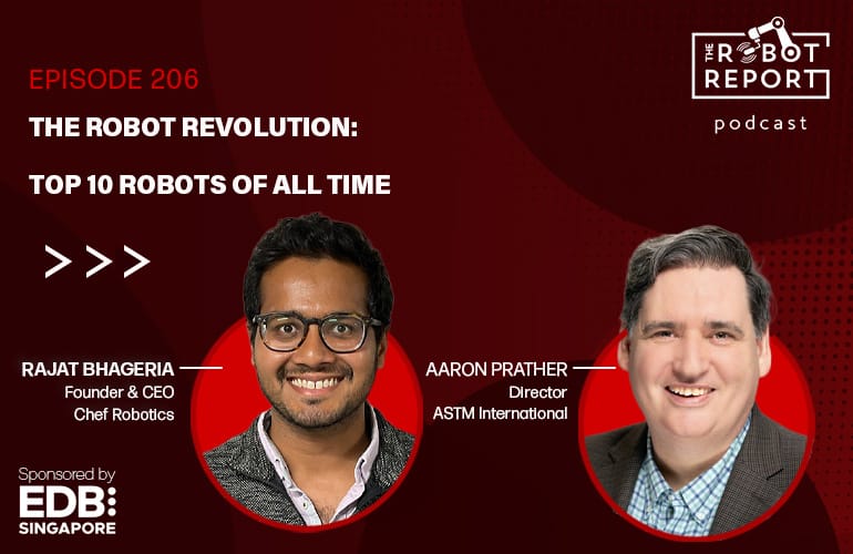 The Robot Report podcast episode graphic